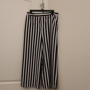 wide leg ankle pants